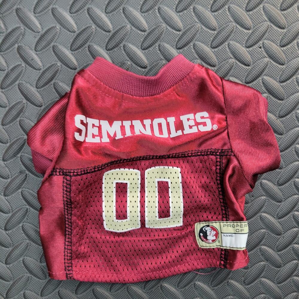FSU Seminoles Dog Jersey Size XS
